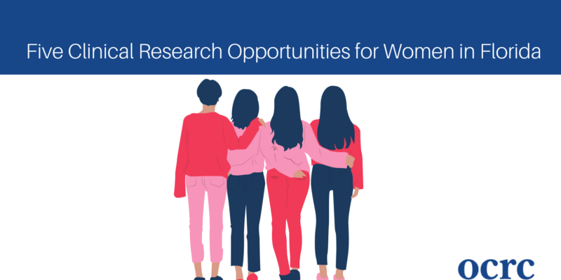 5 Clinical Research Opportunities for Women in Florida