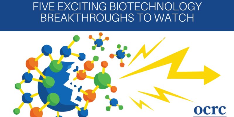 Five Exciting Biotechnology Breakthroughs to Watch