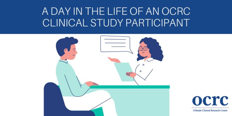 A Day in the Life of an OCRC Clinical Study Participant